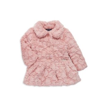 Baby Girl's Faux Fur Coat Calvin Klein