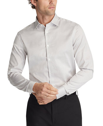 Men's Regular-Fit Stretch-Cotton Dress Shirt Calvin Klein