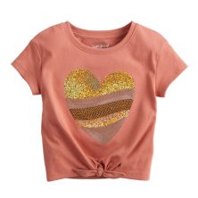 Toddler Girl Jumping Beans® Tie Front Graphic Tee Jumping Beans