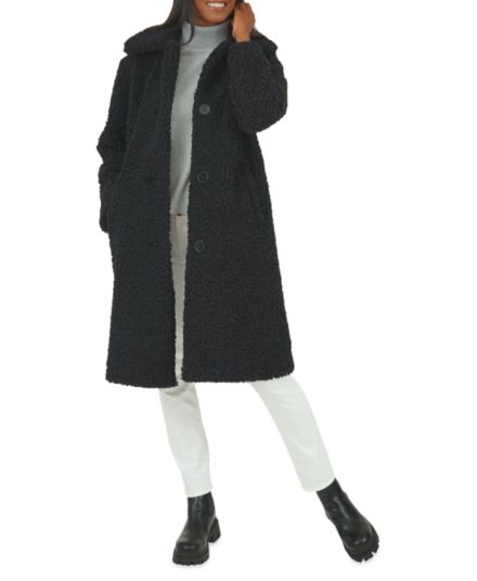 Плюшевое пальто из искусственного меха RACHEL Rachel Roy