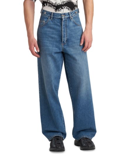 Широкие джинсы Valentino