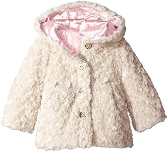 LONDON FOG girls Super Soft Coat With Hood London Fog