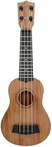 Mini Ukulele Girls Classic 1pc 38CM Ukulele Guitar Plastic 4 Strings Music Beginner Ukulele Guitar Rhyme Developmental Musical Instrument Educational Childrens Ukelele Boy Vaguelly