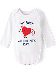 Unisex Baby First Valentine's Day Graphic Bodysuit The Children`s Place