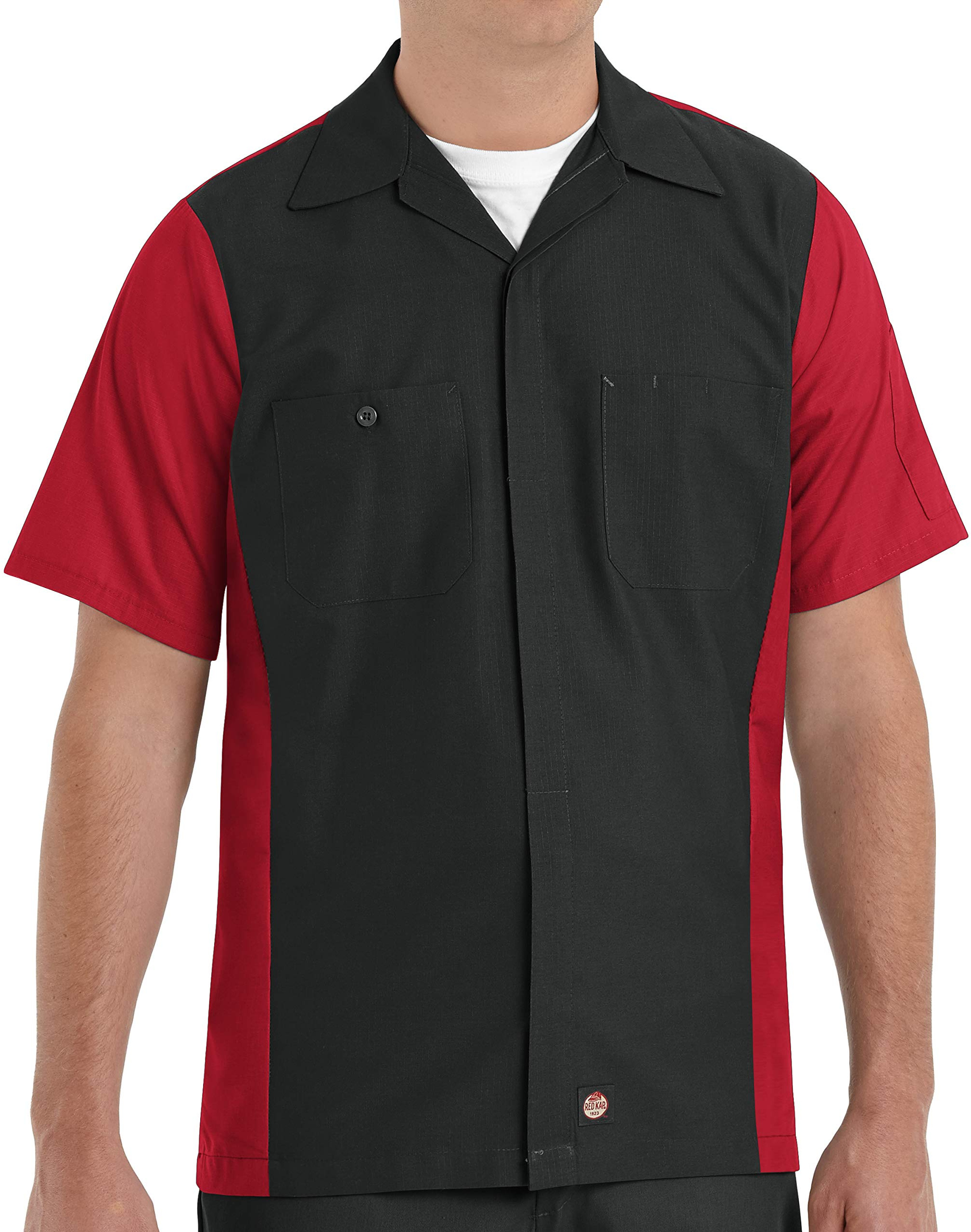 Рубашка с круглым вырезом Ripstop, короткий рукав Red Kap