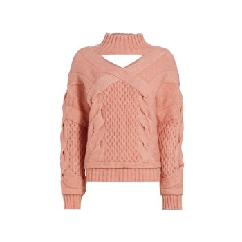 Oversized Cable-Knit Sweater NAADAM