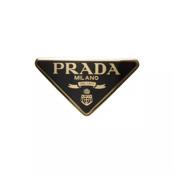 Металлическая заколка для волос Prada