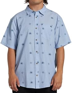 Billabong Men's Classic Sundays Woven Short Sleeve Shirt Billabong