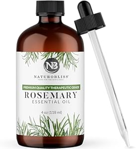 NaturoBliss 100% Pure Basil Essential Oil Therapeutic Grade Premium Quality (4 fl. oz) with Glass Dropper, Perfect for Aromatherapy NaturoBliss