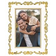 1Pcs Picture Frame, Photo Frames with Glass Front, Plated Photo Frame Tabletop Display Gift Ideas Regalwoven