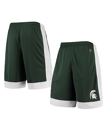 Men's Green Michigan State Spartans Outline Shorts Knights Apparel