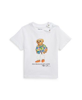 Baby Boys Polo Bear Cotton Jersey T Shirt Polo Ralph Lauren