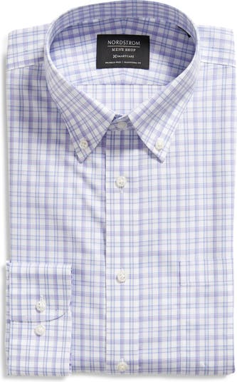 Мужская классическая рубашка в клетку Smartcare <sup> ™ </sup> из магазина мужской одежды Nordstrom NORDSTROM MENS SHOP