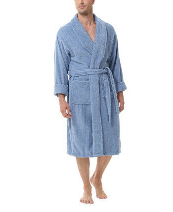 Men's All Cotton Terry Robe INK+IVY