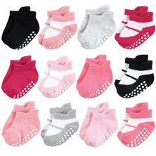 Нескользящие нескользящие носки для маленьких девочек Hudson, розовый, черный Hudson Baby