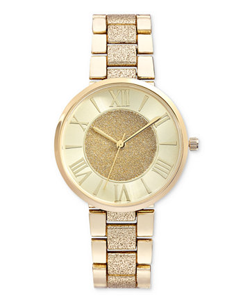 Женские часы с блестящим золотистым браслетом, 36 мм, созданные для Macy's I.N.C. International Concepts