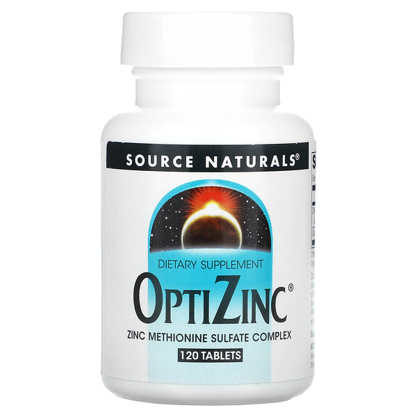 OptiZinc - 120 таблеток - Source Naturals Source Naturals