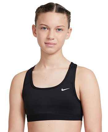Спортивный бюстгальтер Swoosh для больших девочек Nike