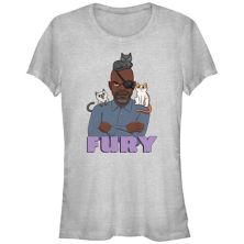 Детская футболка The Marvels Nick Fury с рисунком котят Marvel