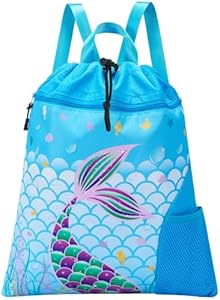 Рюкзак повседневный WAWSAM Gym Drawstring Backpack - 15” x 17” Спортивный рюкзак для детей Водонепроницаемый WAWSAM