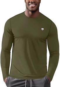 Мужская Базовая Майка Zengjo Long Sleeve Athletic Running T Shirts Lightweight Undershirt Zengjo