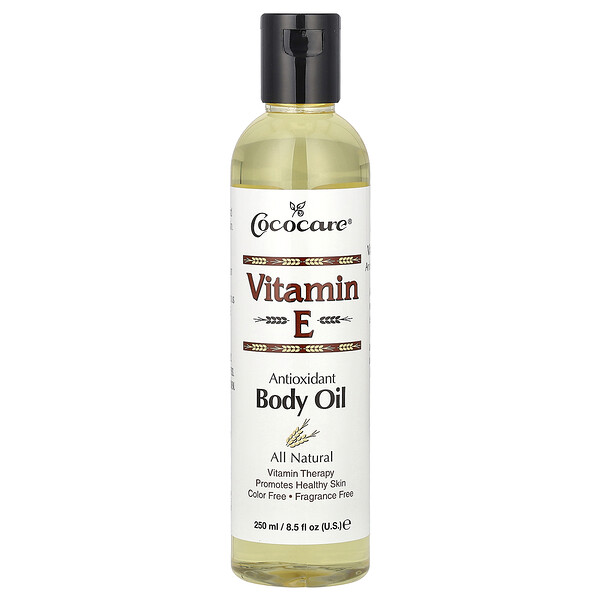 Витамин Е, масло для тела, 8,5 жидких унций (250 мл) Cococare