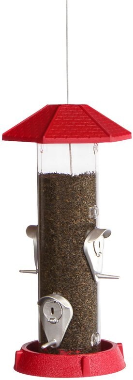 North States 2-in-1 Hinged-Port Bird Feeder, 4-Perch North States