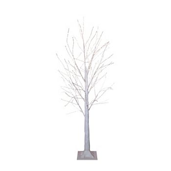 Kurt Adler Winter White 500-Light Artificial Twig Tree Floor Decor Kurt Adler