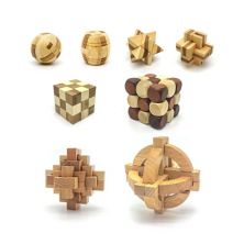 PICASSOTILES 8 Styles Wooden Brainteaser Puzzle Cubes PicassoTiles