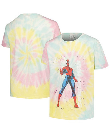 Big Boys and Girls Spider-Man Tie-Dye Graphic T-shirt Mad Engine