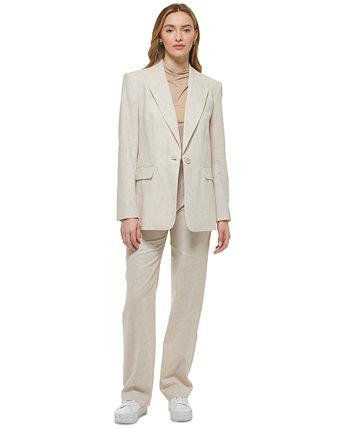 Женские широкие брюки X-Fit из смеси льна Calvin Klein