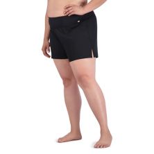 Плюс размер ZeroXposur UPF 30+ шорты для плавания с высокой талией ZeroXposur