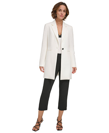 Женский пиджак с длинными рукавами на одной пуговице DKNY