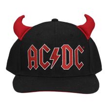 Мужская бейсболка с логотипом AC/DC 3D Horns Snapback Licensed Character
