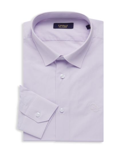 Однотонная классическая рубашка Cavalli Class by Roberto Cavalli