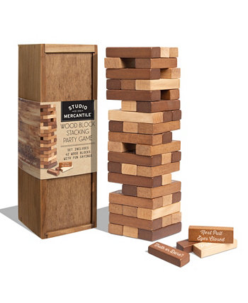 Набор для игры в укладку деревянных блоков, 54 предмета Studio Mercantile