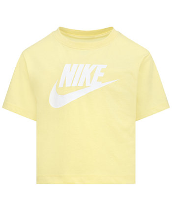Свободная футболка с короткими рукавами для девочек Toddler Girls Club Nike