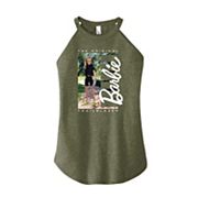 Juniors' Barbie® The Original Trailblazer High Neck Tank Barbie