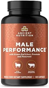 Organ Supplements by Ancient Nutrition, Grass-Fed and Wild Organ Complex Capsules (Капсулы), Beef & Lamb Liver, Supports Healthy Blood, Gut, and Liver, 180 Ct Ancient Nutrition