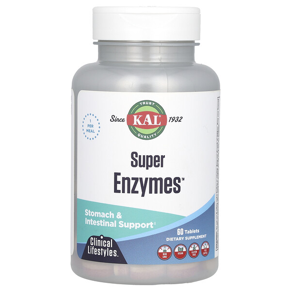 Супер Энзимы - 60 таблеток - KAL KAL