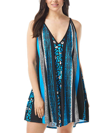 Darling Printed Swim Cover-Up Dress Coco Reef