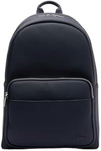 Lacoste Men's Classic Laptop Pocket Backpack, Black, One Size Lacoste