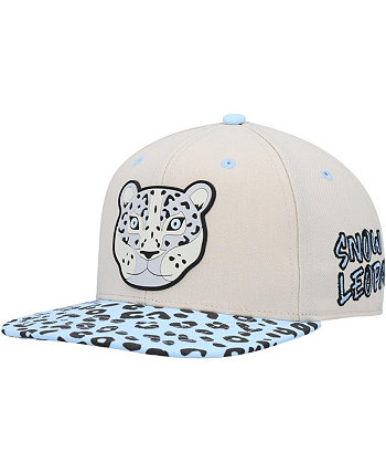 Кремовая шапка Snapback с узором Snow Leopard для больших мальчиков и девочек Explore