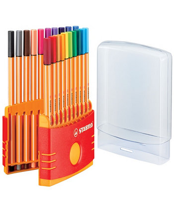 Point 88 Marker Color Pen Parade Set, 20 шт. Stabilo