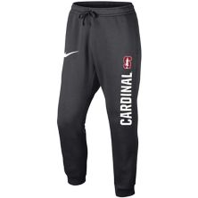 Мужские флисовые брюки-джоггеры Nike антрацитового цвета Stanford Cardinal Primary Logo Club Nike