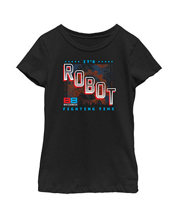 Girl's It's Robot Fighting Time  Child T-Shirt Battlebots