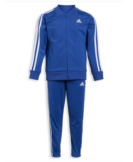 Классический спортивный костюм из двух частей трикотажа с логотипом для маленьких мальчиков Adidas