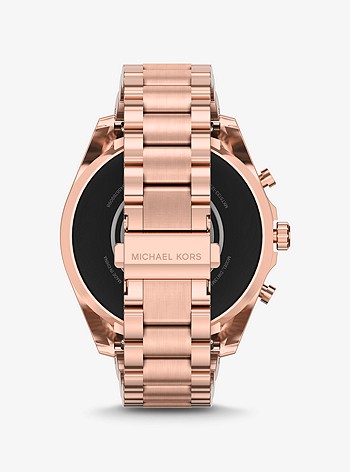 michael kors smart watch rose