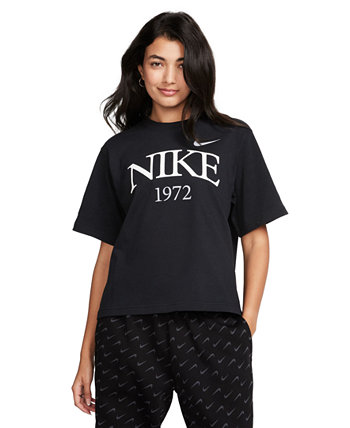 Женская спортивная одежда с короткими рукавами и классической футболкой с логотипом Nike