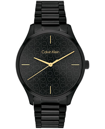 Женские черные часы-браслет из нержавеющей стали 35 мм Calvin Klein